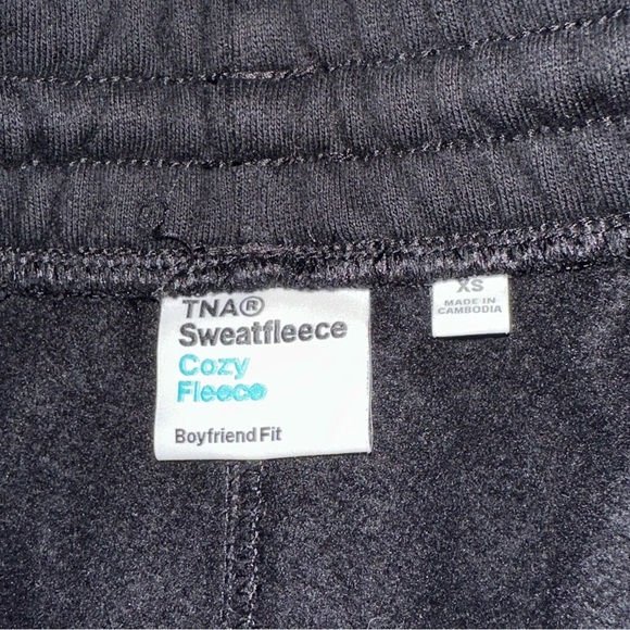 TNA Sweatfleece Cozy Fleece Boyfriend Fit Sweatpants XS - Picture 13 of 13